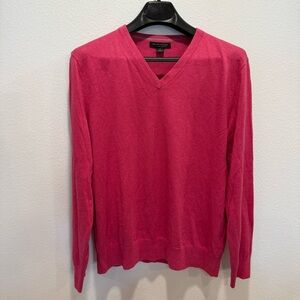Ultra Soft Banana Republic Lux Sweater – Pink, Men’s L, Silk/Cotton/Cashmere